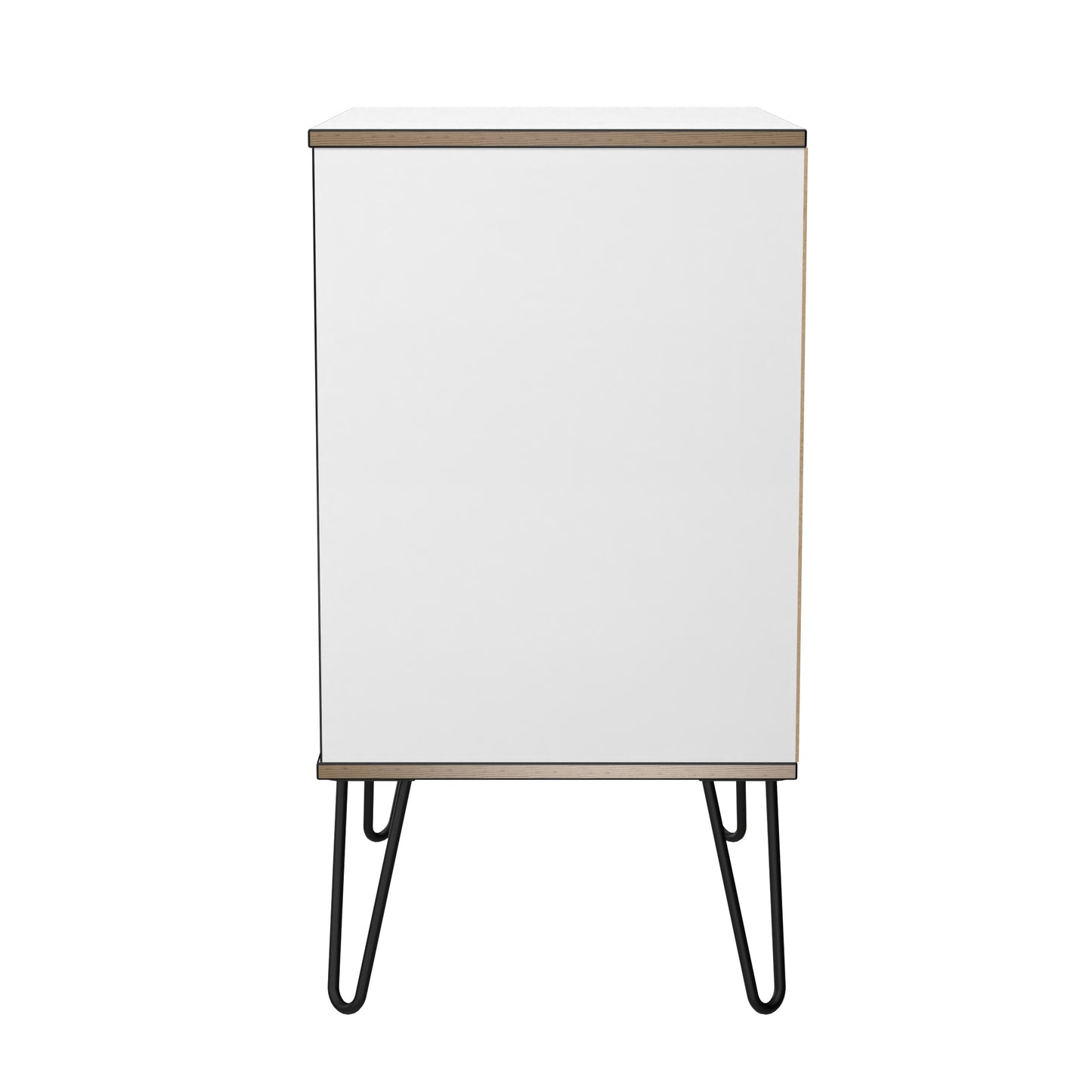 Shanghai C Chest of Drawers White 3 Drawers 58cm