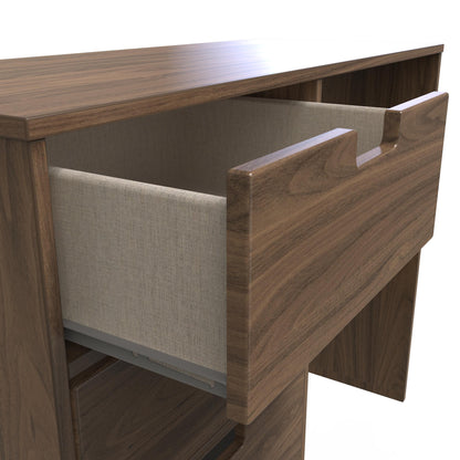 Shanghai C Desk Dark Walnut 4 Drawers 97cm