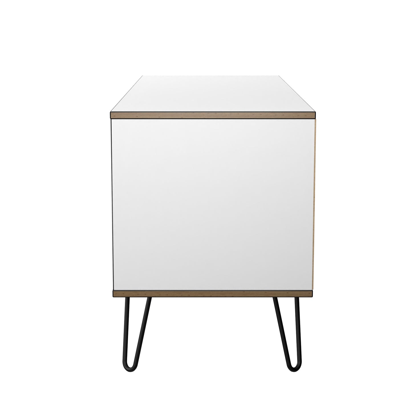 Shanghai C Large Chest of Drawers White 4 Drawers 115cm