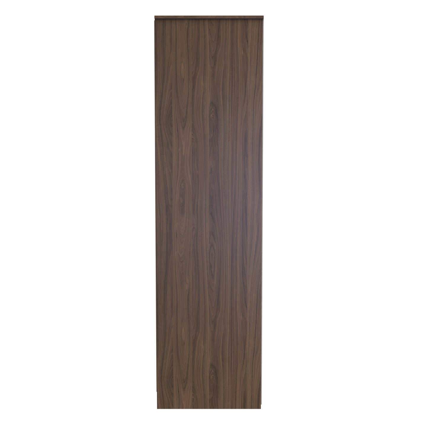 Shanghai C Tall Wardrobe Dark Walnut 1 Shelf 77cm