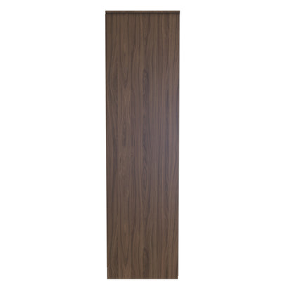 Shanghai C Tall Wardrobe Dark Walnut 1 Shelf 77cm