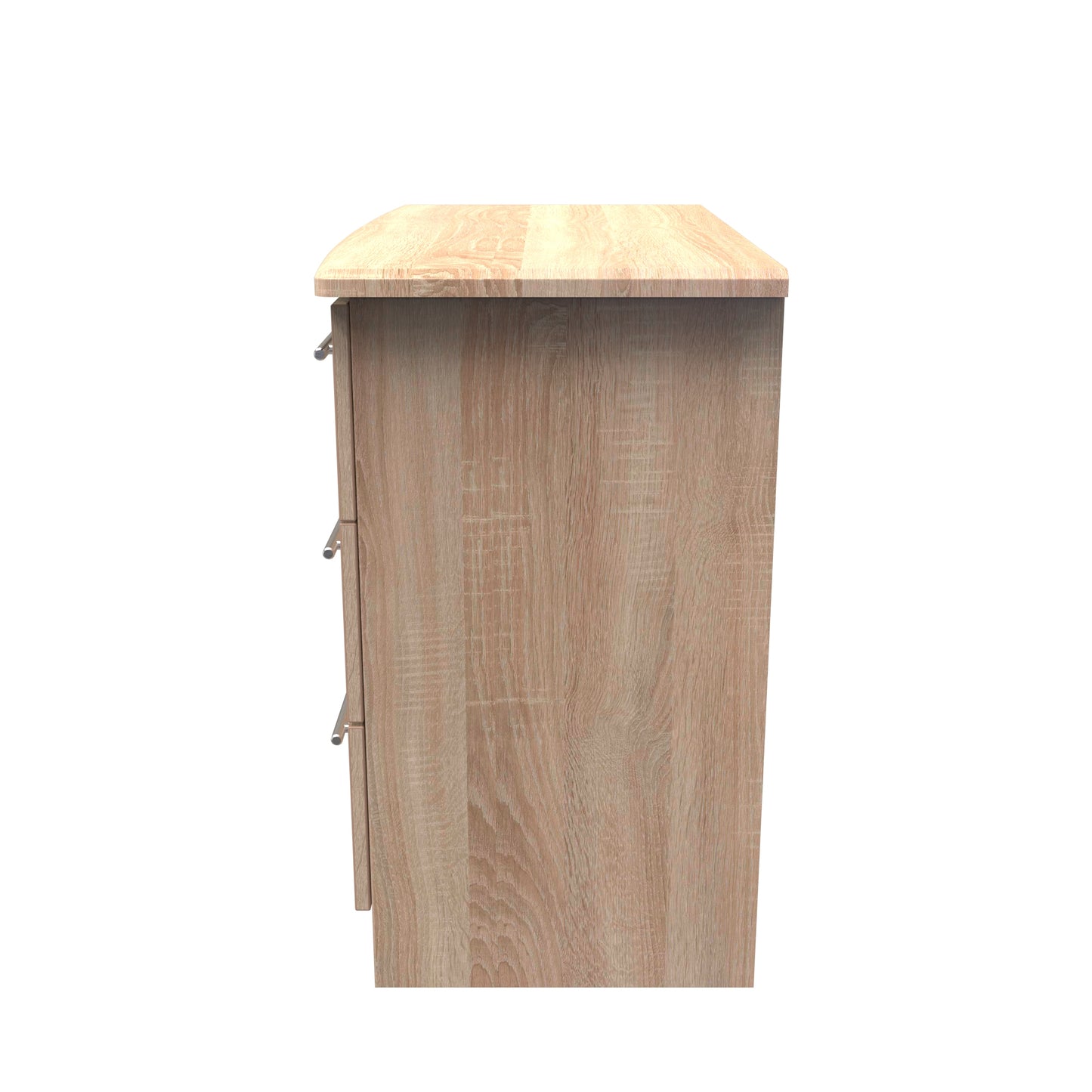 Sherwood Chest of Drawers Light Oak 3 Drawers 77cm