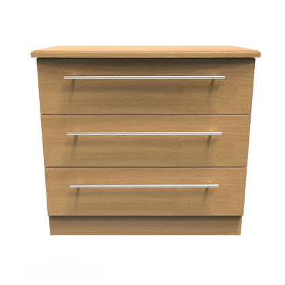 Sherwood Chest of Drawers Natural 3 Drawers 77cm