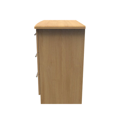 Sherwood Chest of Drawers Natural 3 Drawers 77cm