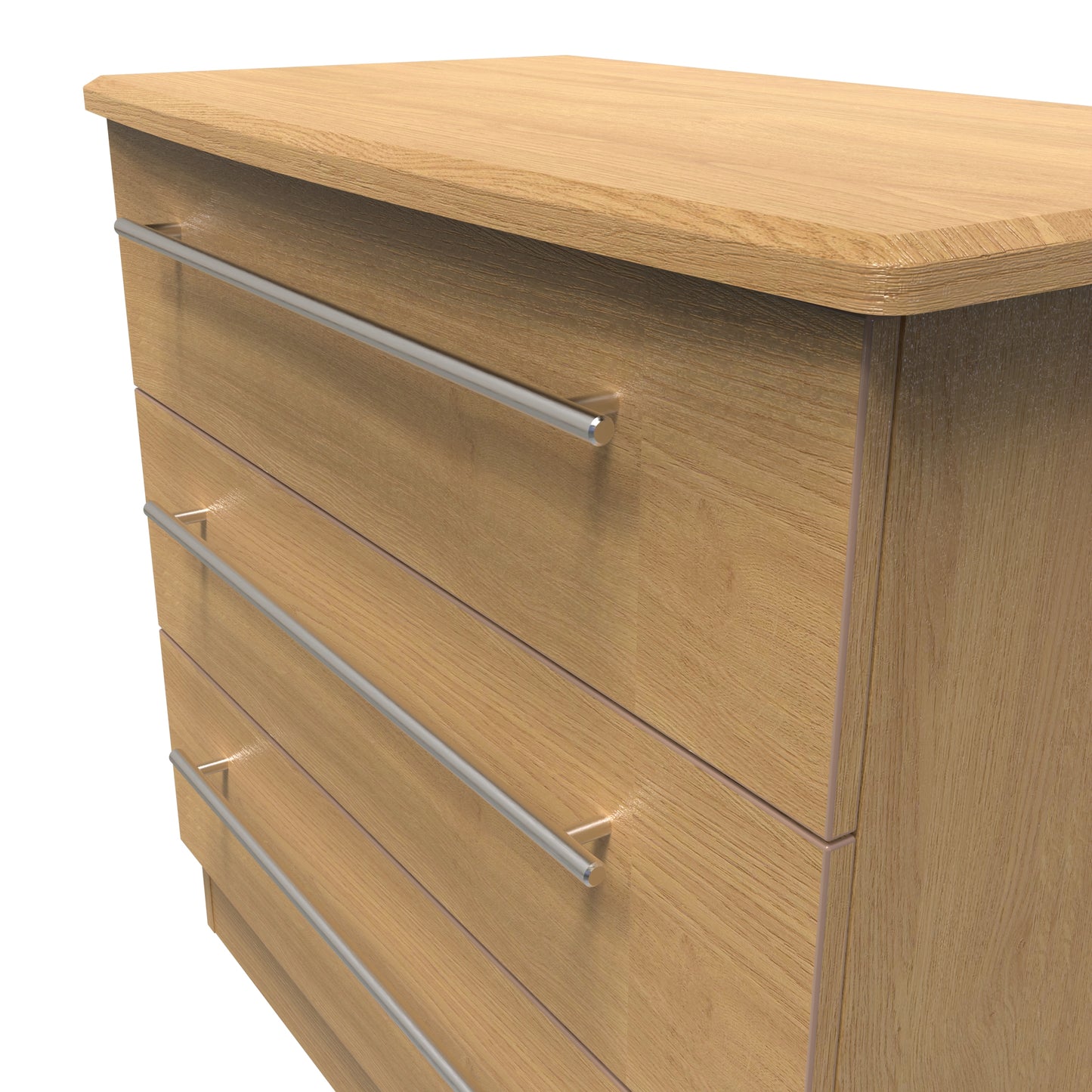 Sherwood Chest of Drawers Natural 3 Drawers 77cm