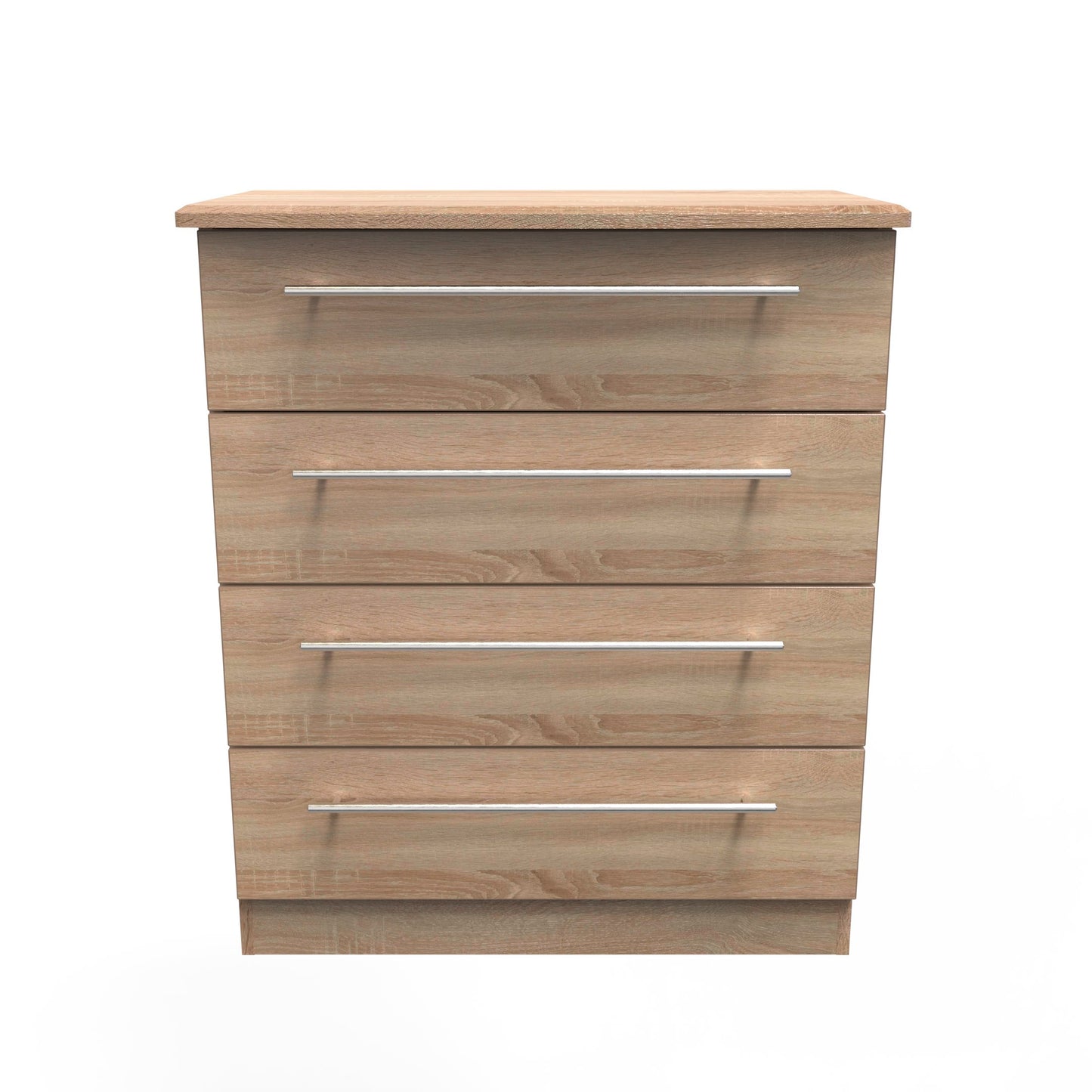 Sherwood Chest of Drawers Light Oak 4 Drawers 77cm