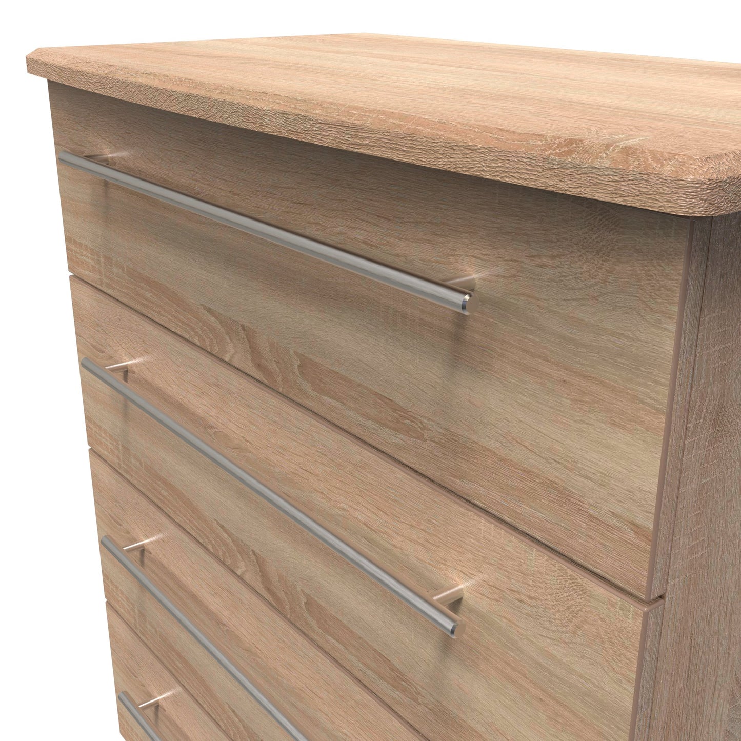 Sherwood Chest of Drawers Light Oak 4 Drawers 77cm