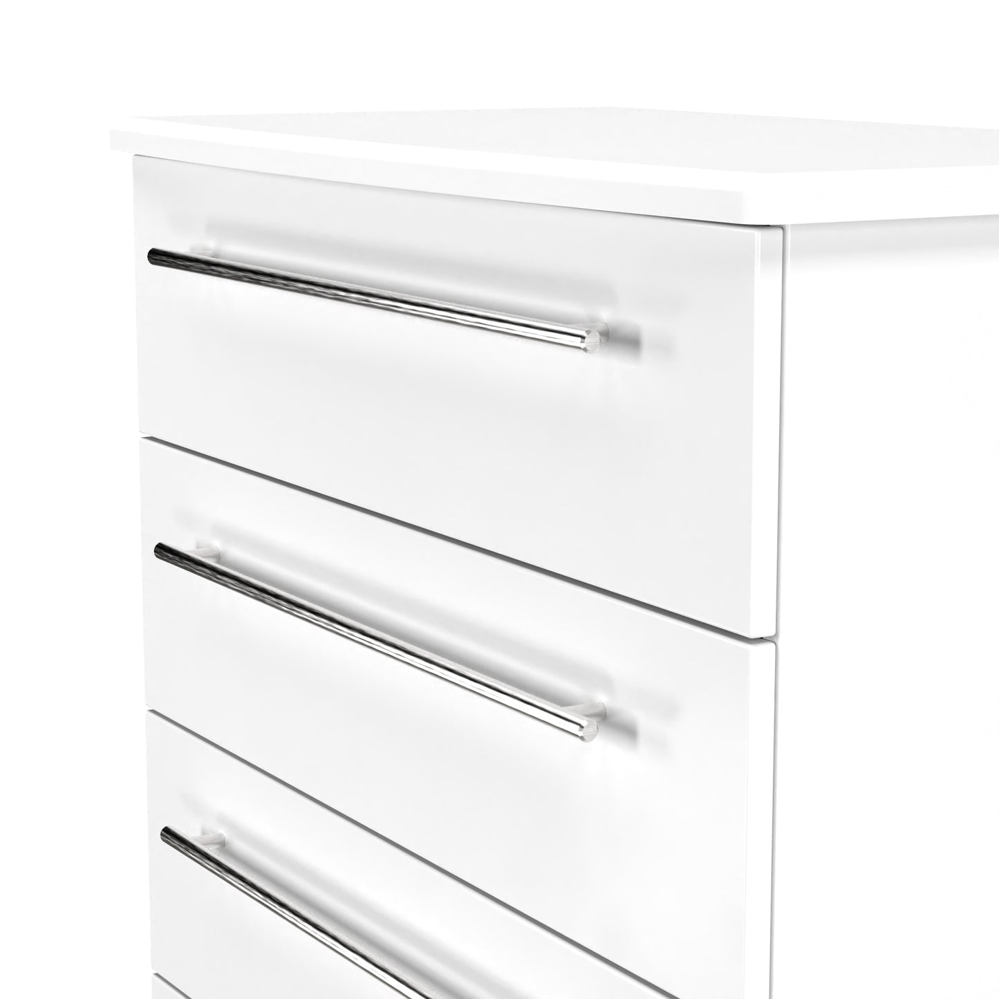 Sherwood Chest of Drawers White 4 Drawers 77cm