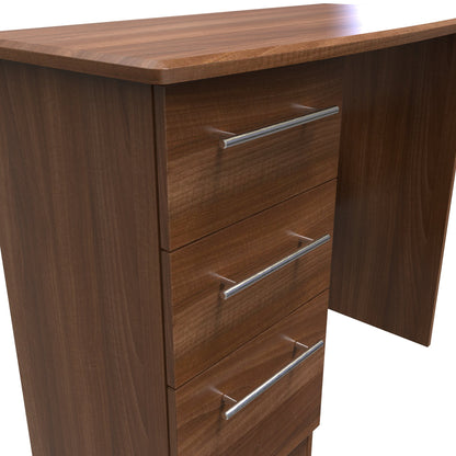 Sherwood Desk Walnut 3 Drawers 93cm