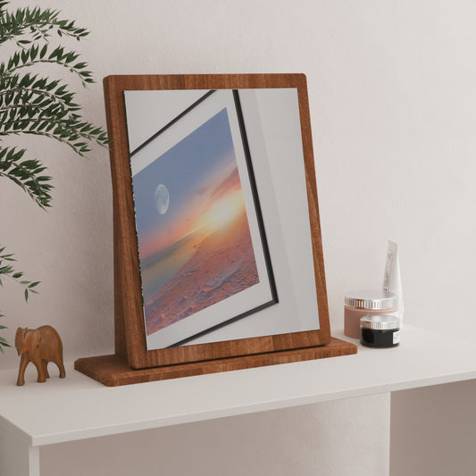 Sherwood Mirror  Walnut 50cm