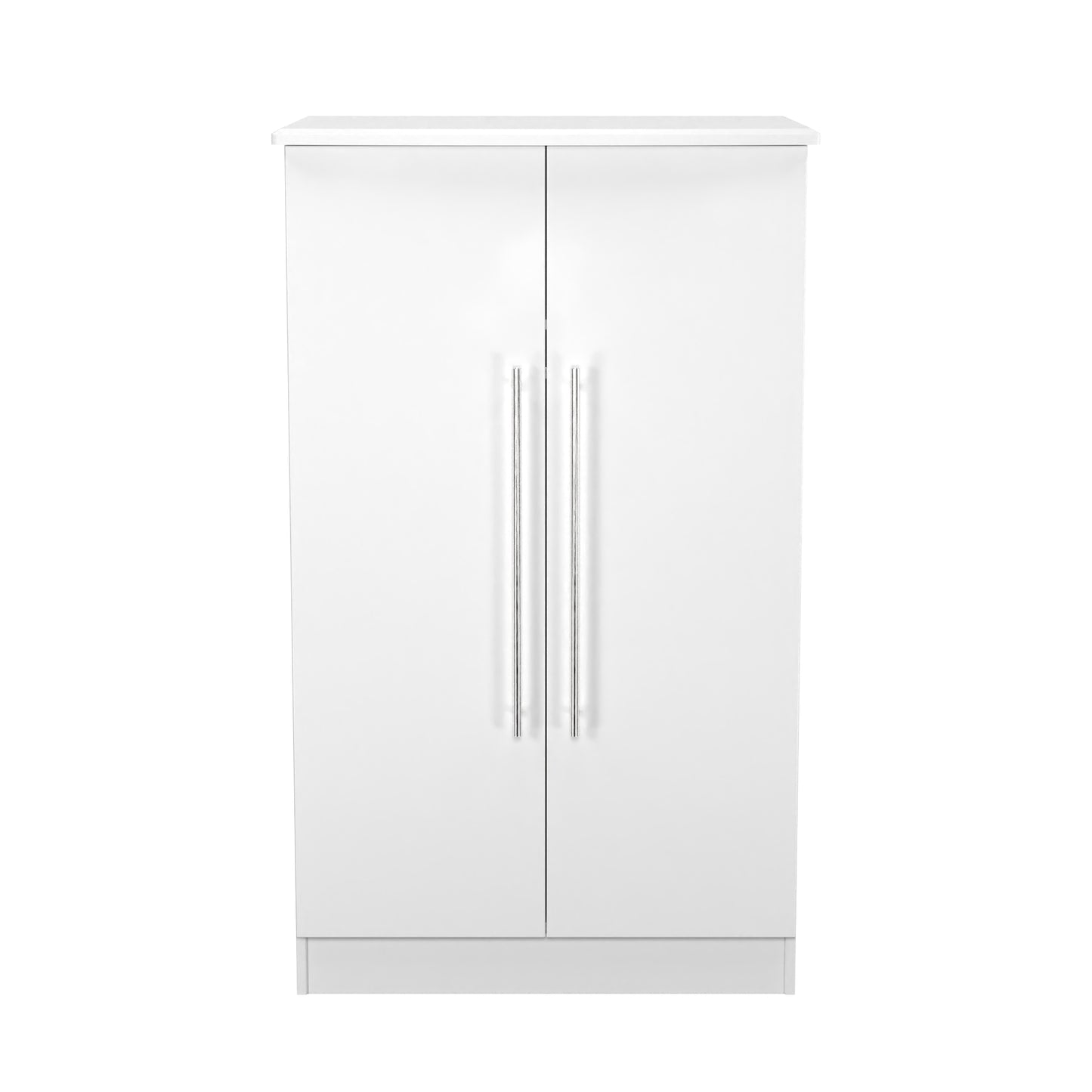 Sherwood Tall Wardrobe White 2 Doors 1 Shelf 77cm