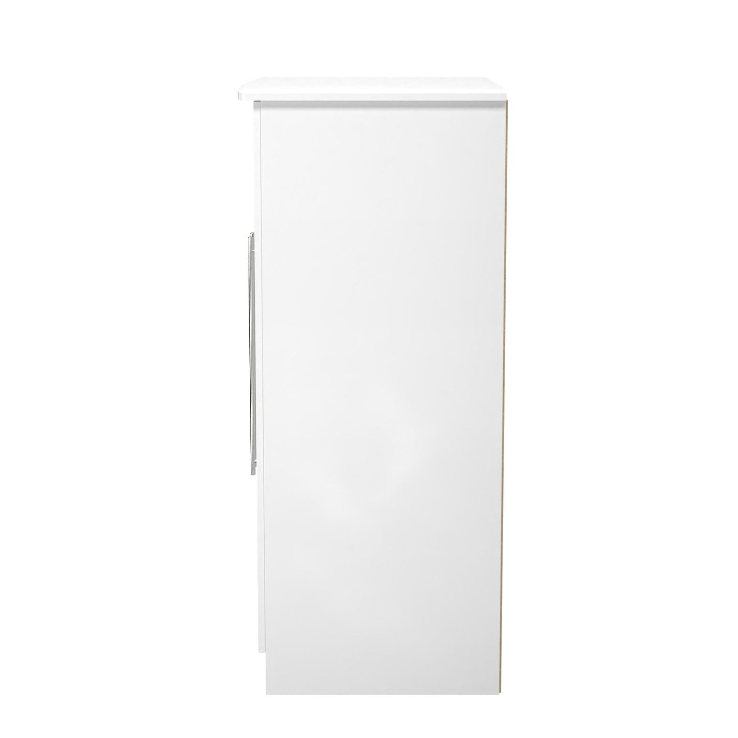Sherwood Tall Wardrobe White 2 Doors 1 Shelf 77cm