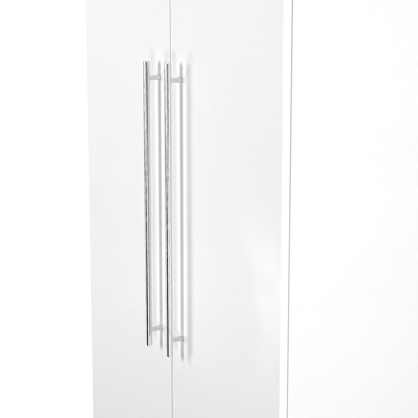 Sherwood Tall Wardrobe White 2 Doors 1 Shelf 77cm