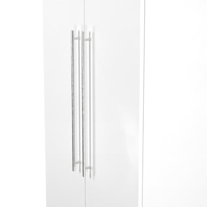 Sherwood Tall Wardrobe White 2 Doors 1 Shelf 77cm