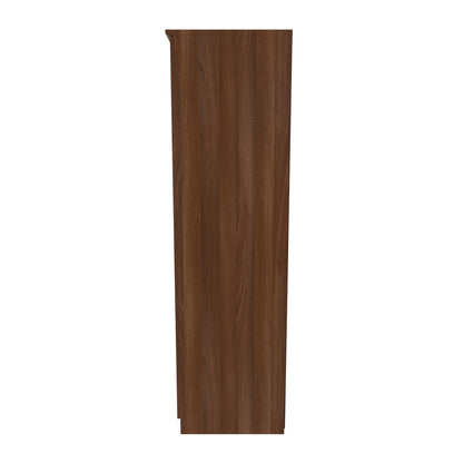 Sherwood Tall Wardrobe Walnut 2 Doors 74cm