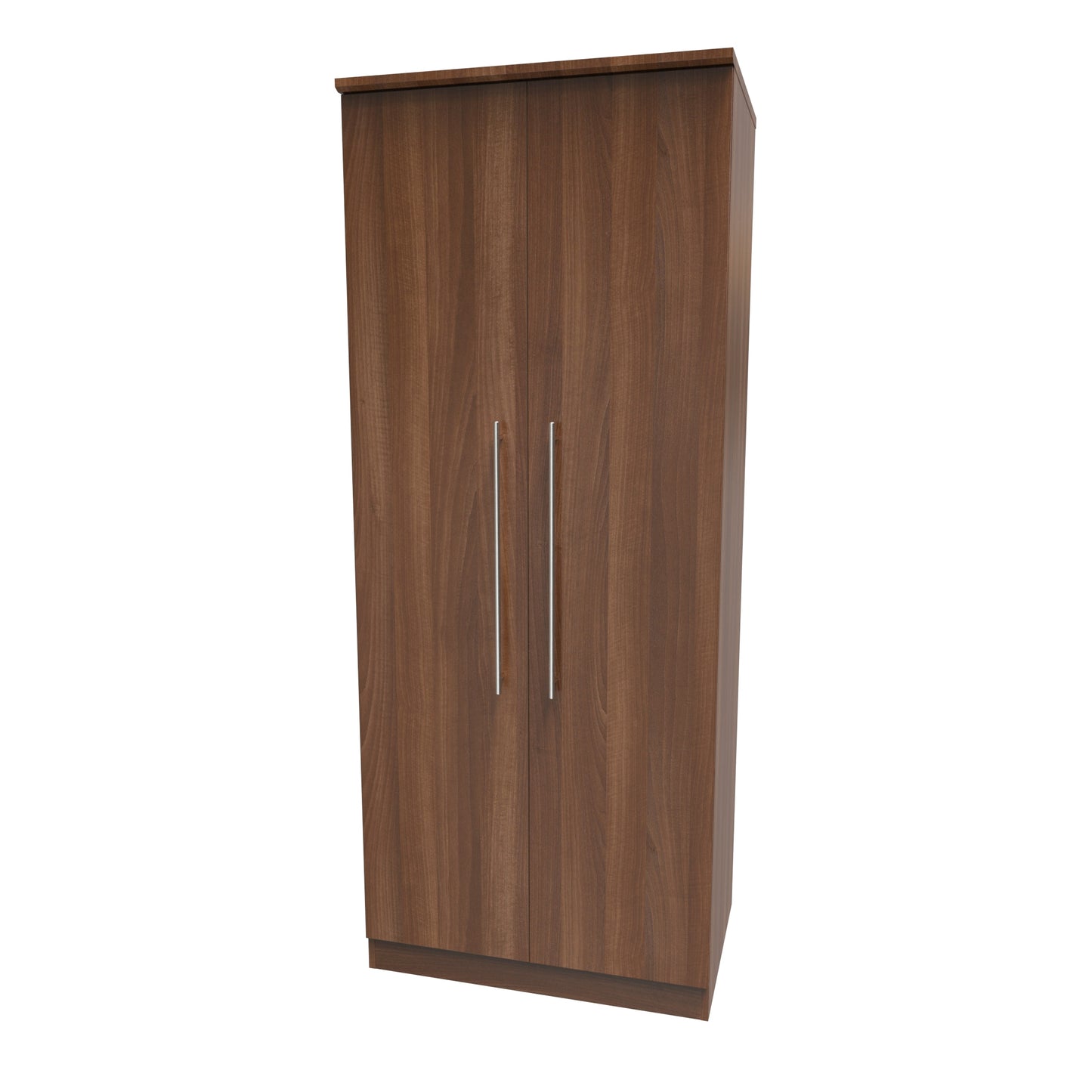 Sherwood Tall Wardrobe Walnut 2 Doors 74cm