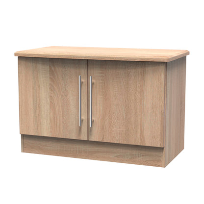 Sherwood TV Unit Light Oak 2 Doors 77cm