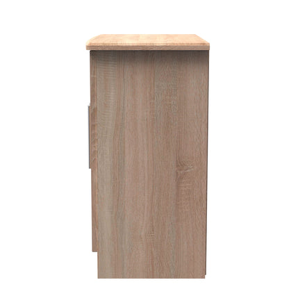 Sherwood Cabinet Light Oak 2 Doors 1 Shelf 77cm