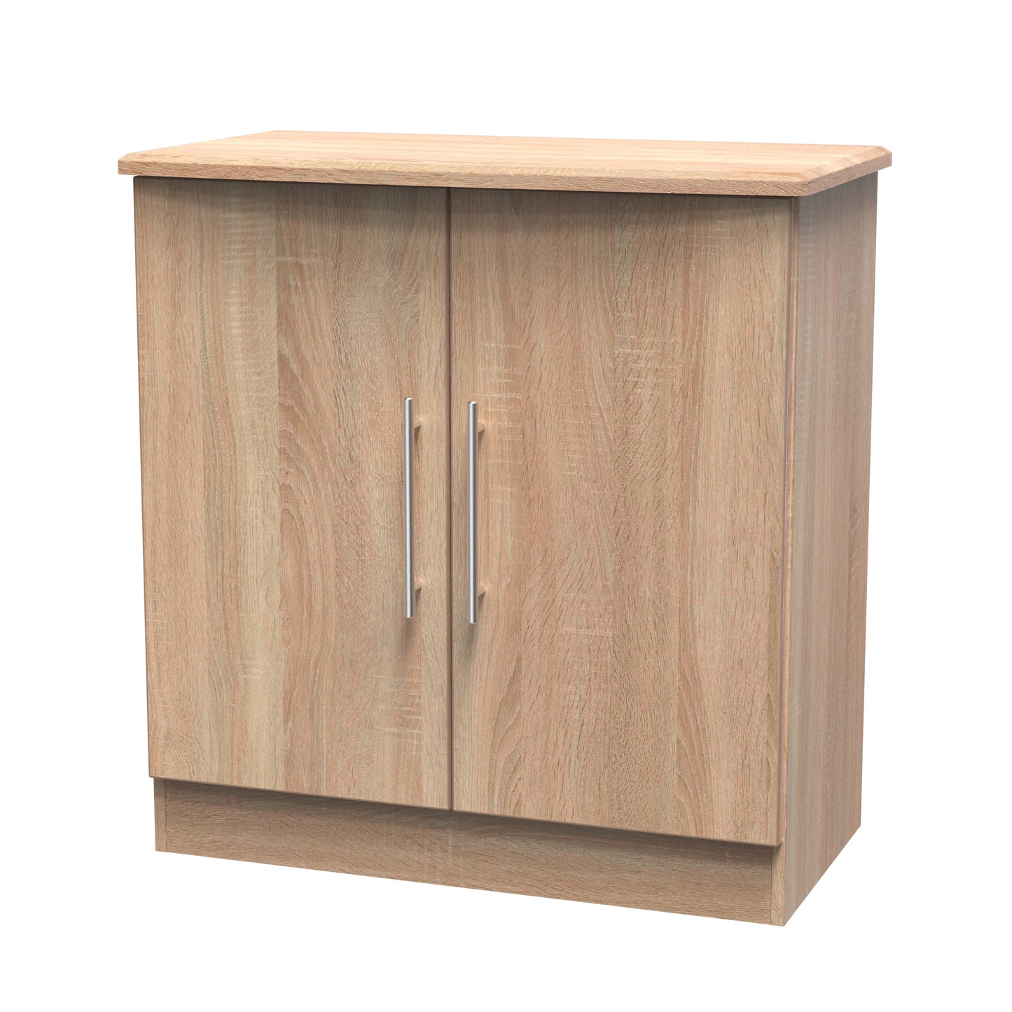 Sherwood Cabinet Light Oak 2 Doors 1 Shelf 77cm