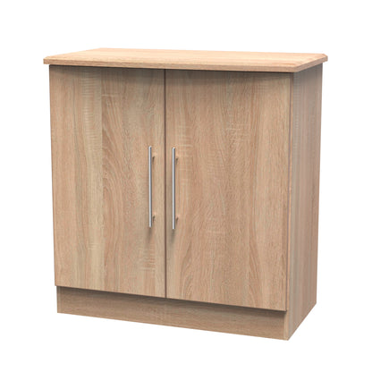 Sherwood Cabinet Light Oak 2 Doors 1 Shelf 77cm