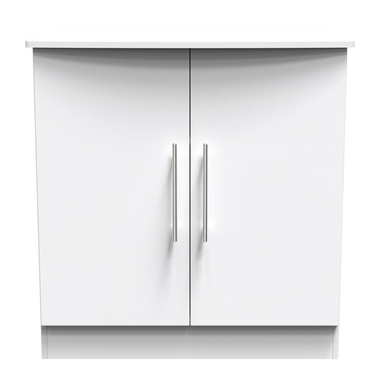 Sherwood Sideboard White 2 Doors 77cm