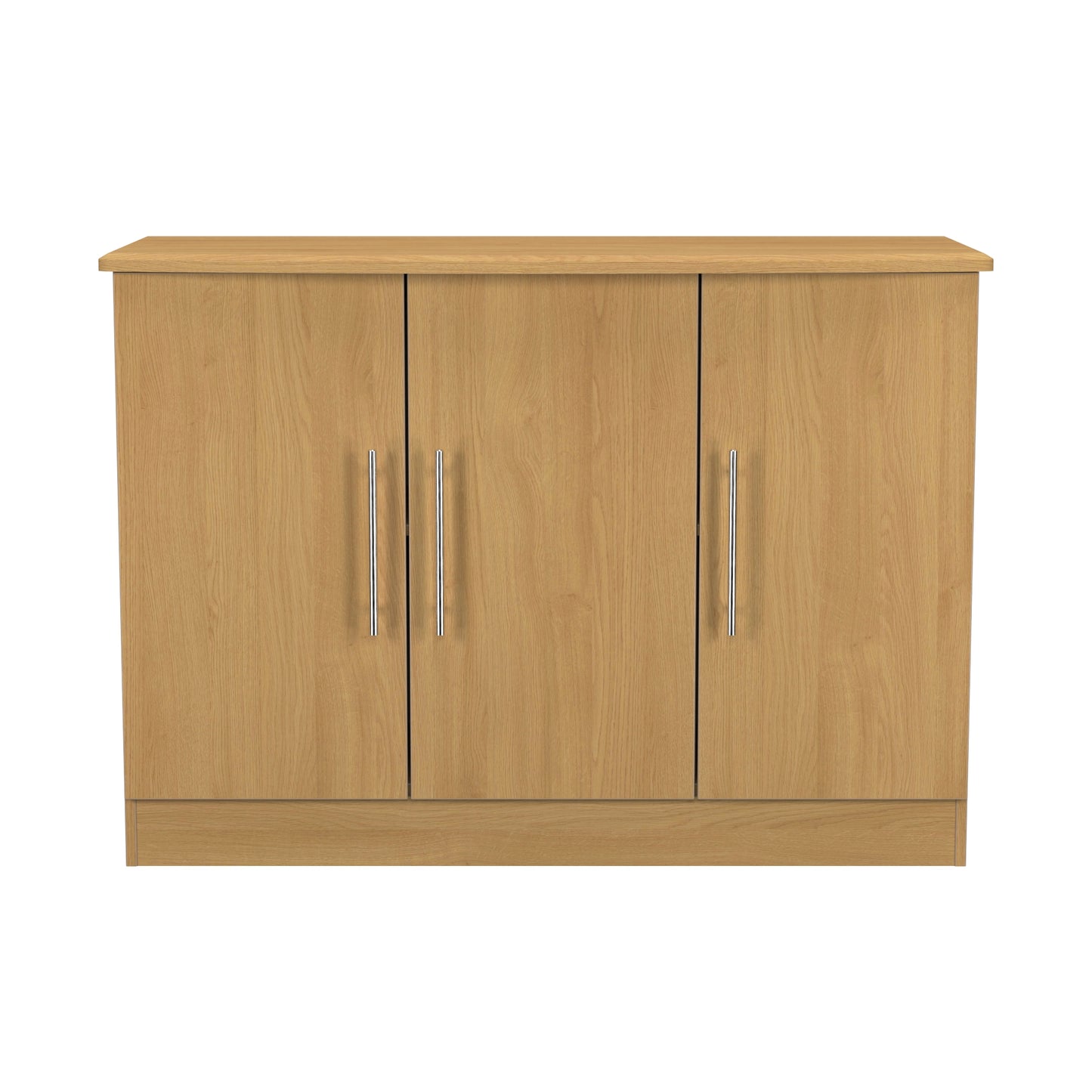 Sherwood Large Cupboard Natural 3 Doors 112cm