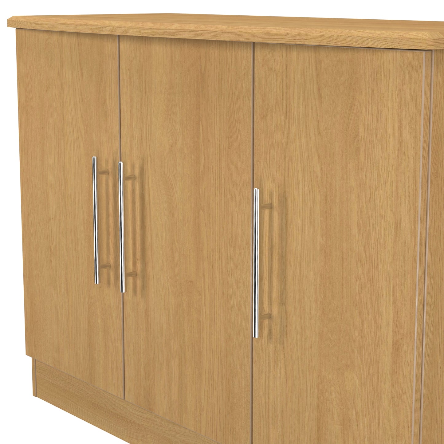 Sherwood Large Cupboard Natural 3 Doors 112cm