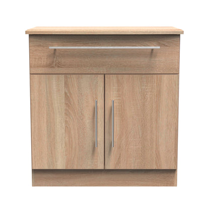 Sherwood Sideboard Light Oak 2 Doors 1 Drawer 77cm