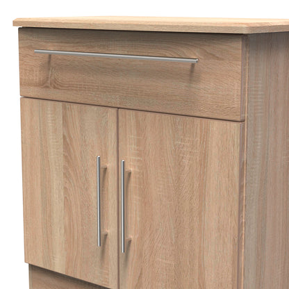 Sherwood Sideboard Light Oak 2 Doors 1 Drawer 77cm