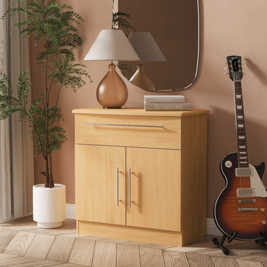 Sherwood Sideboard Natural 2 Doors 1 Drawer 77cm
