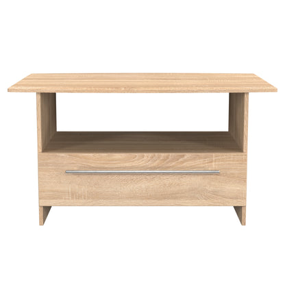 Sherwood Coffee Table Light Oak 1 Shelf 1 Drawer 93cm