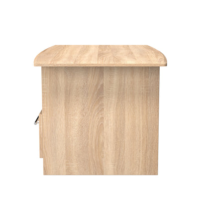 Sherwood Coffee Table Light Oak 1 Shelf 1 Drawer 93cm