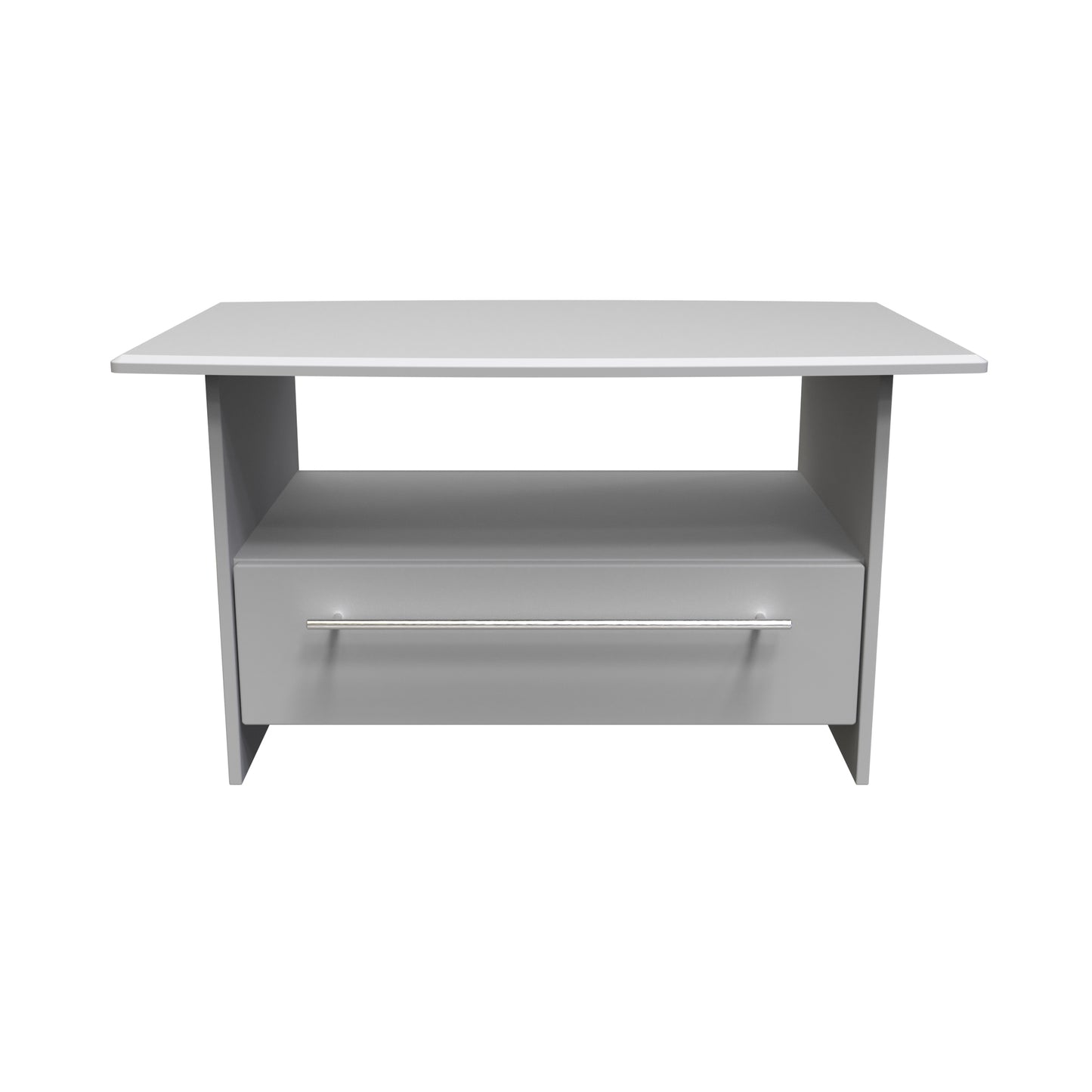 Sherwood Coffee Table Grey 1 Shelf 1 Drawer 93cm