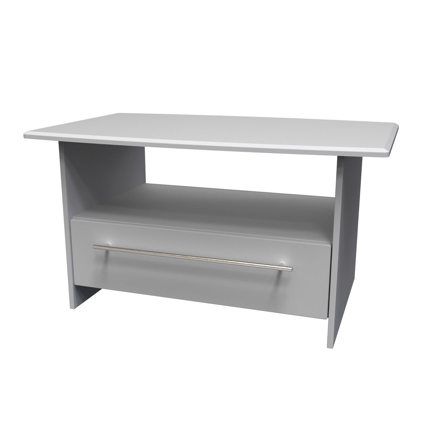 Sherwood Coffee Table Grey 1 Shelf 1 Drawer 93cm