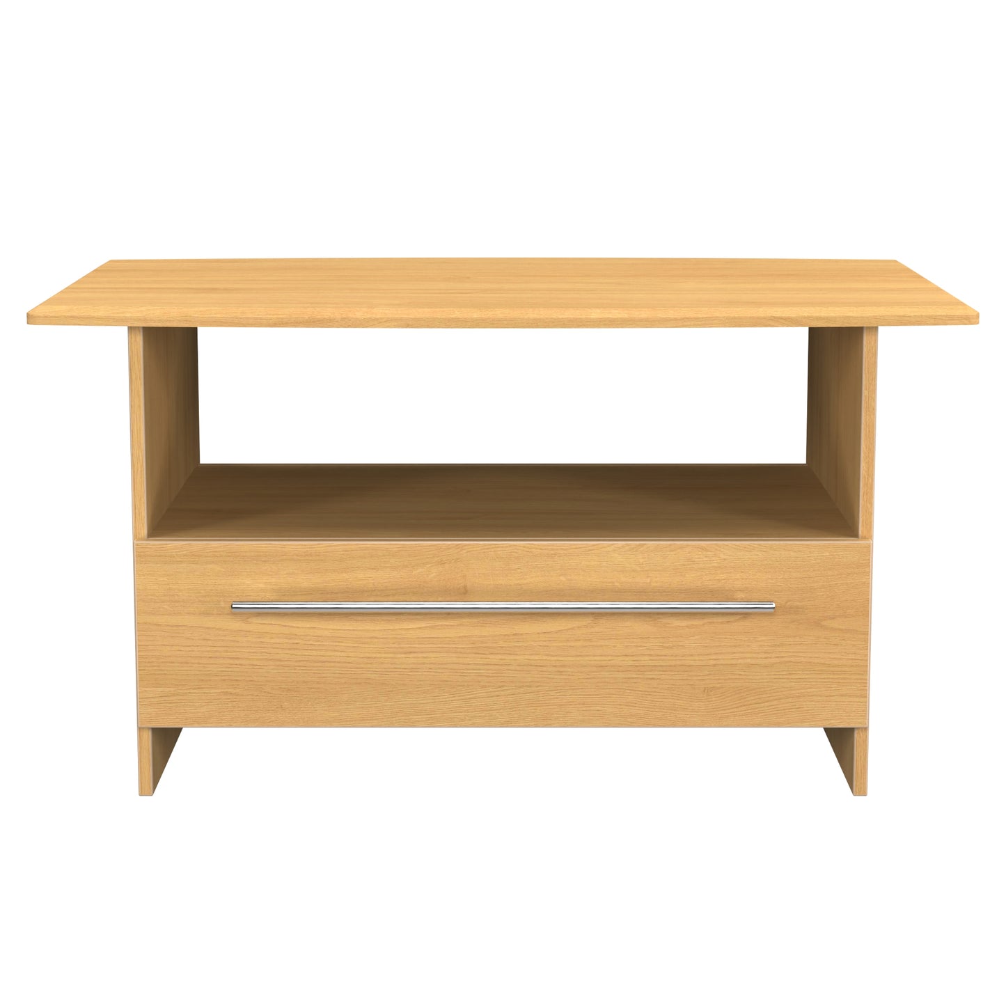 Sherwood Coffee Table Natural 1 Shelf 1 Drawer 93cm