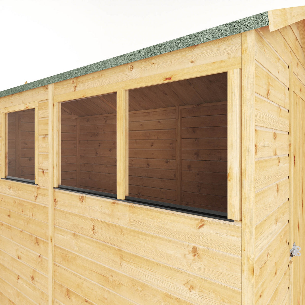 Mercia Modular 10' 3" x 5' 2" Apex Shed - Premium Dip Treated Shiplap