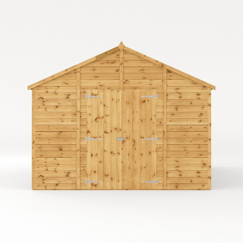 Mercia Premier 9' 8" x 19' 6" Apex Workshop - Premium Pressure Treated Shiplap