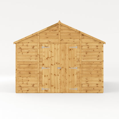 Mercia Premier 9' 8" x 19' 6" Apex Workshop - Premium Pressure Treated Shiplap