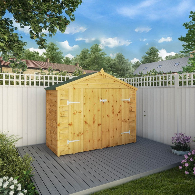 6 5" x 2 7" Pent Bike Store Premium Dip Treated Shiplap