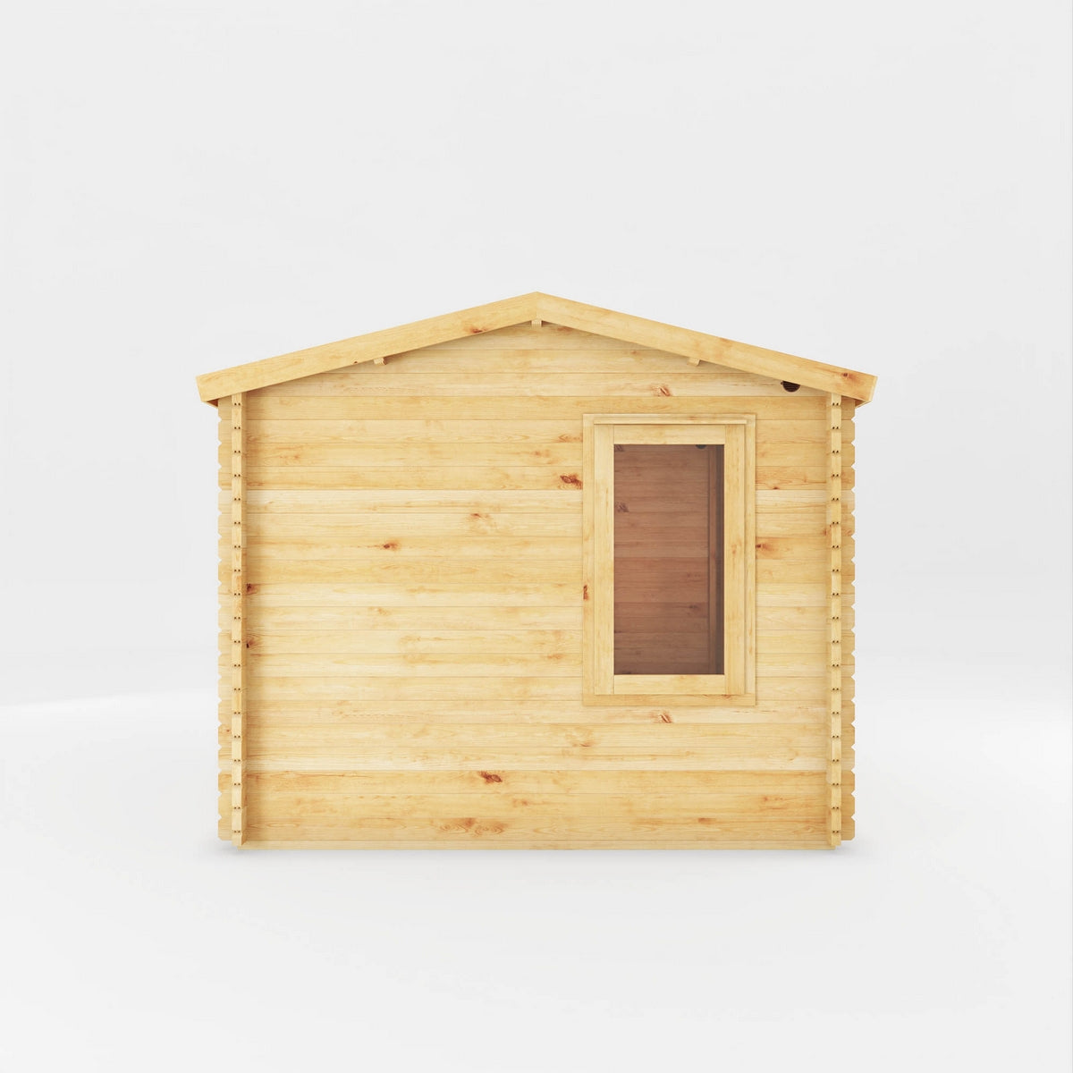 Mercia Elite 10' 3" x 9' 11" Reverse Apex Log Cabin - Premium 28mm Cladding Loglap