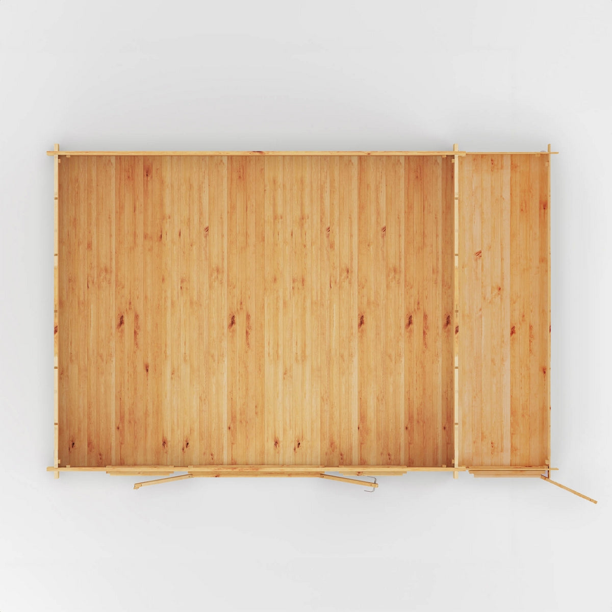 Mercia Studio 13' 7" x 20' 2" Apex Log Cabin - Premium 28mm Cladding Loglap