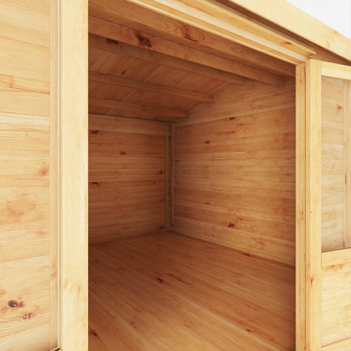 Mercia Elite 13' 7" x 13' 2" Apex Log Cabin - Premium 28mm Cladding Loglap
