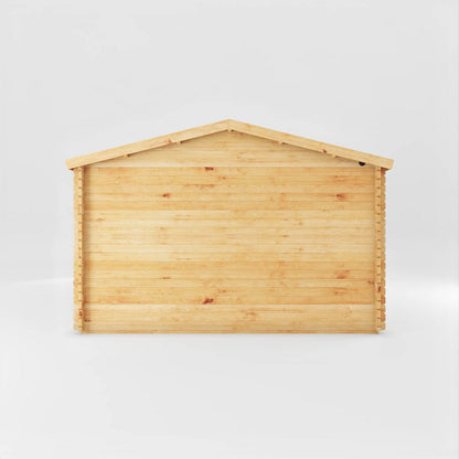 Mercia Studio 13' 7" x 16' 6" Apex Log Cabin - Premium 34mm Cladding Loglap
