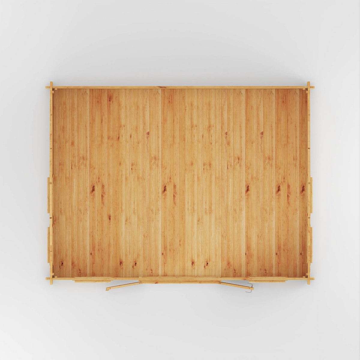 Mercia Clock Tower 13' 7" x 17' 6" Apex Log Cabin - Premium 44mm Cladding Loglap