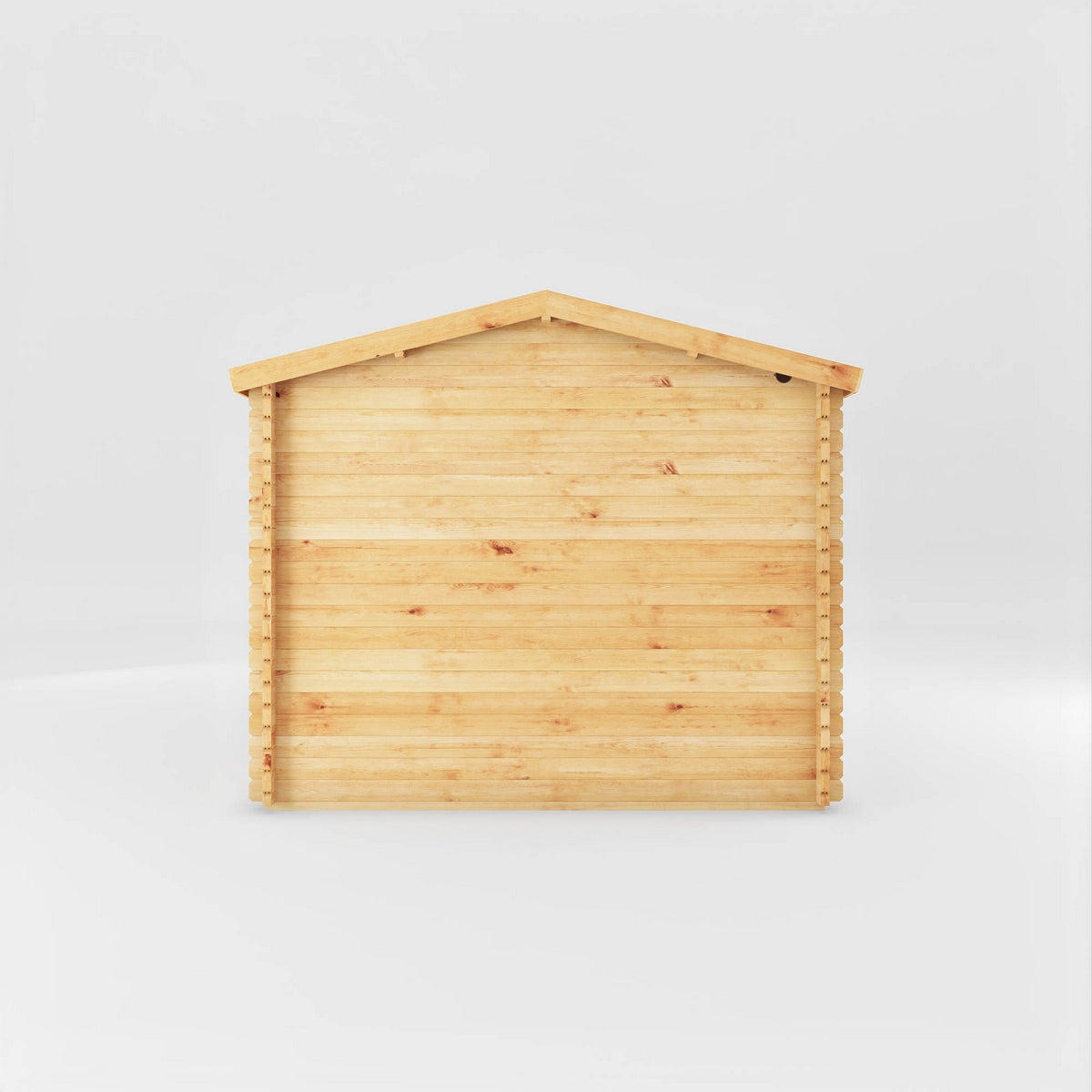 Mercia Studio 10' 3" x 13' 2" Apex Log Cabin - Premium 44mm Cladding Loglap - Grey UPVC
