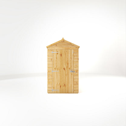 Mercia Woodsman 6' 3" x 4' 3" Apex Shed - Premium Dip Treated Shiplap - Glass Windows