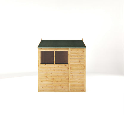 Mercia Woodsman 6' 3" x 6' 2" Apex Shed - Premium Dip Treated Shiplap - Glass Windows