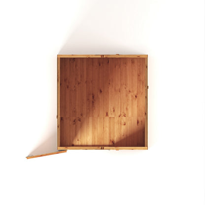 Mercia Woodsman 6' 3" x 6' 2" Apex Shed - Premium Dip Treated Shiplap - Glass Windows