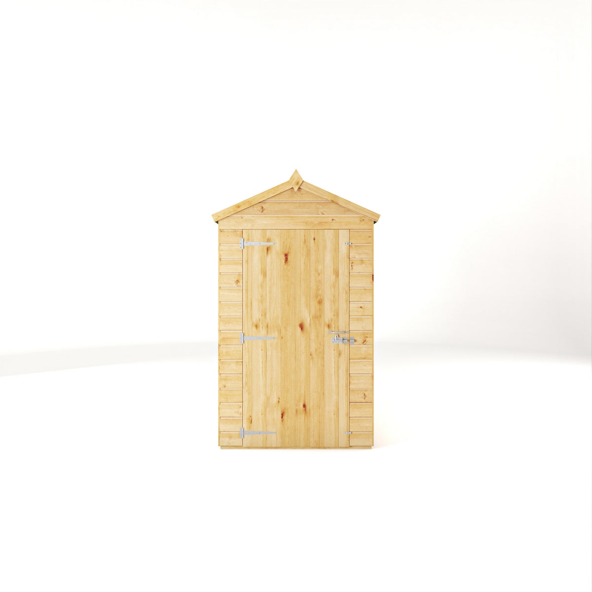 Mercia Woodsman 8' 2" x 4' 3" Apex Shed - Premium Dip Treated Shiplap - Glass Windows