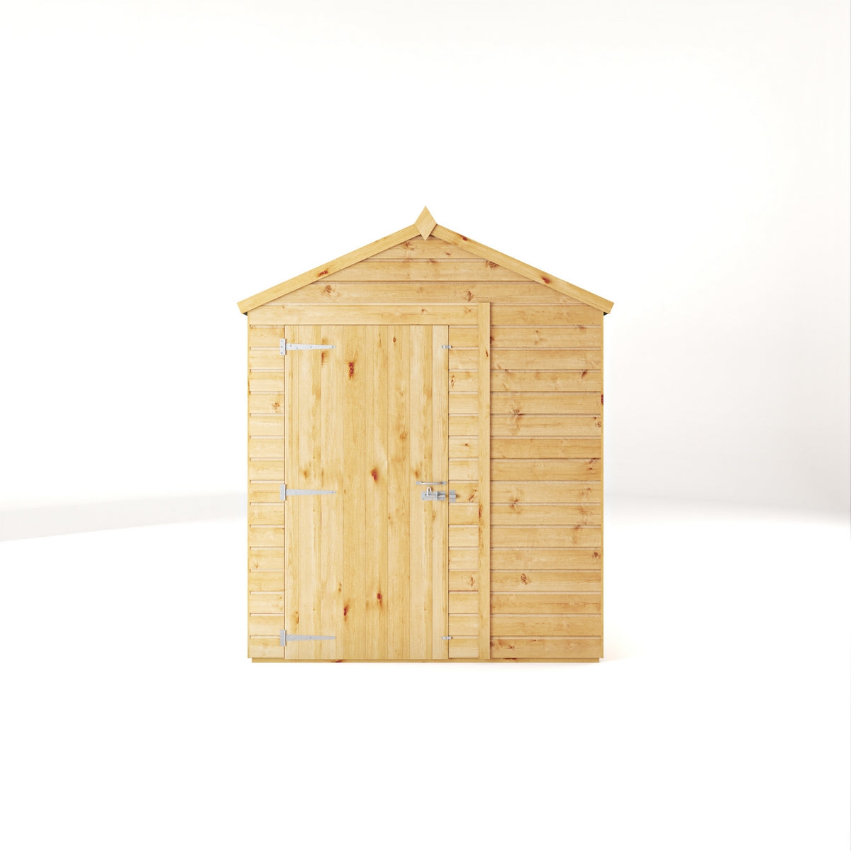 Mercia Woodsman 10' 1" x 6' 2" Apex Shed - Premium Dip Treated Shiplap - Glass Windows
